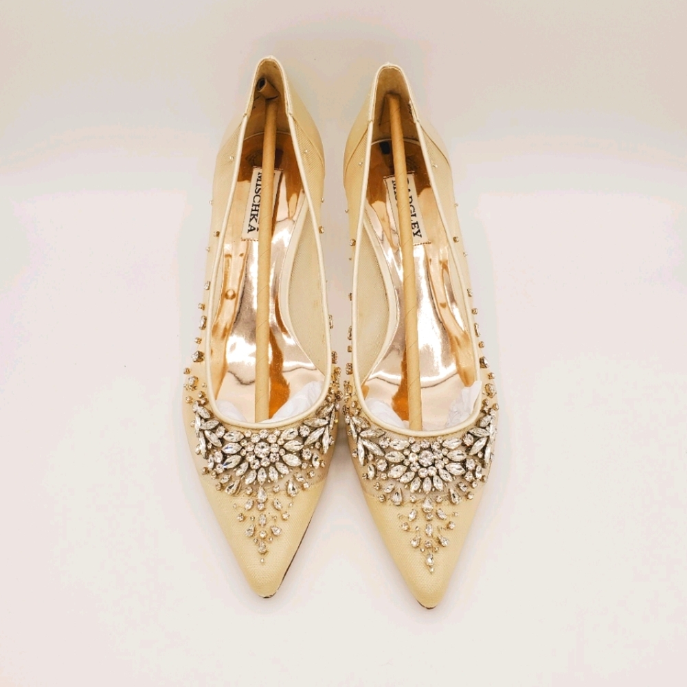 Badgley Mischka Onyx pumps, Ivory, NIB - Picture 2 of 8